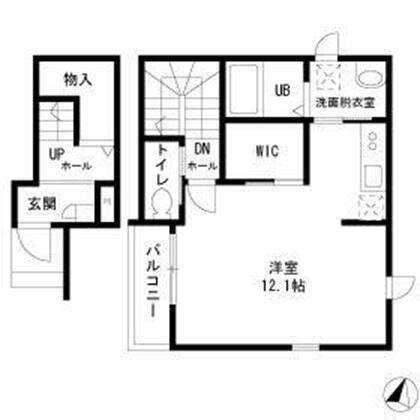 アザレア東大前 202号室 間取り図