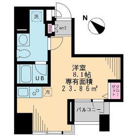 音羽クリニックビル 601号室 間取り図