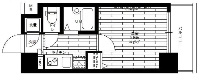 ステージファースト小石川 904号室 間取り図