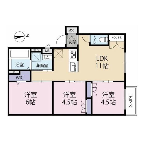 （仮称）目白台2丁目メゾン 102号室 間取り図