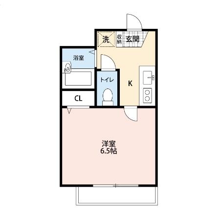 アステラ・キョーエー 102号室 間取り図