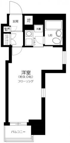 ビューネ茗荷谷間取り図