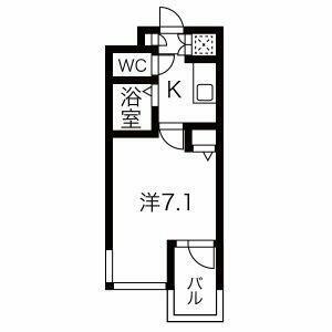 アーバイル本郷東大前 504号室 間取り図