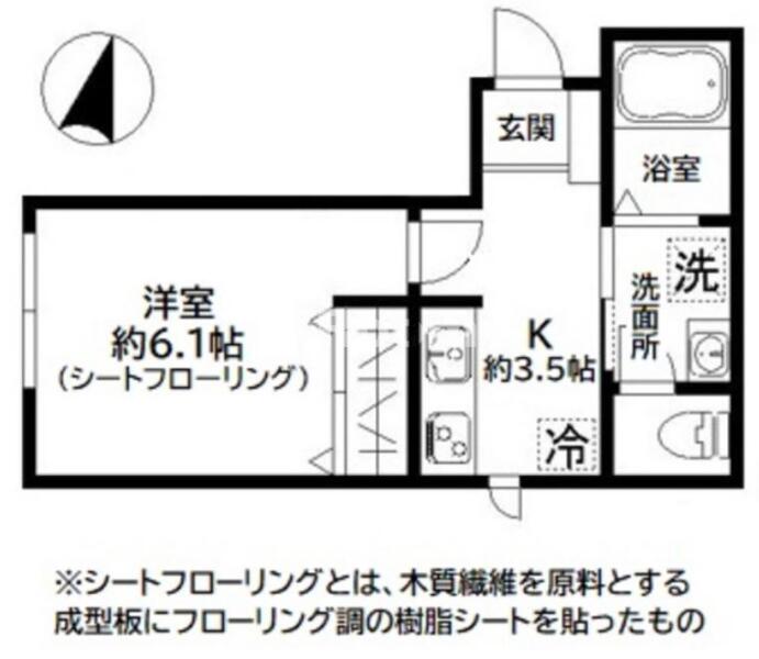 CasA.O（カーサオー） 202号室 間取り図