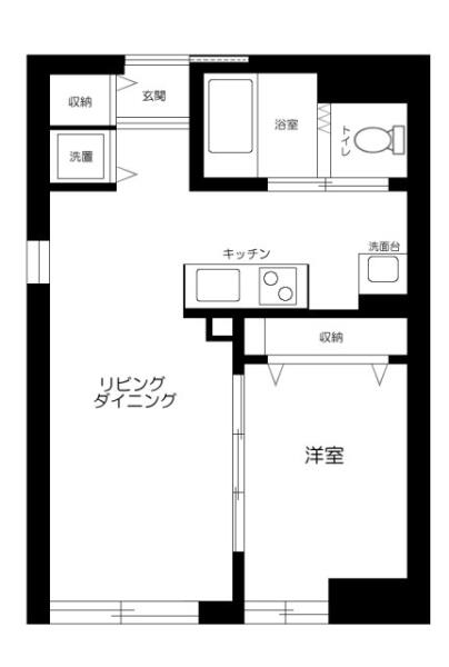 ハイム・マグノリア 201号室 間取り図