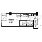 コスモシティ市ヶ谷 2F 間取り図