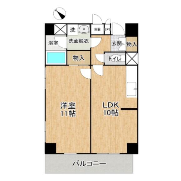 メイフラワー西片 403号室 間取り図