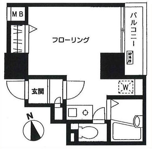 プリンセス・アイル後楽園 703号室 間取り図