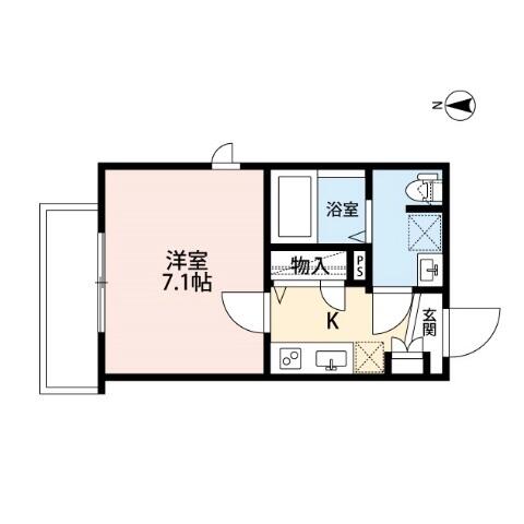 コンコード千駄木 2F 間取り図