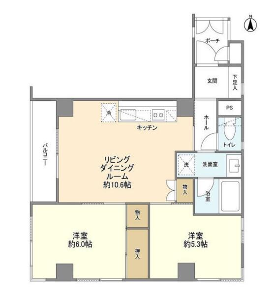 グランドメゾン本郷 503号室 間取り図