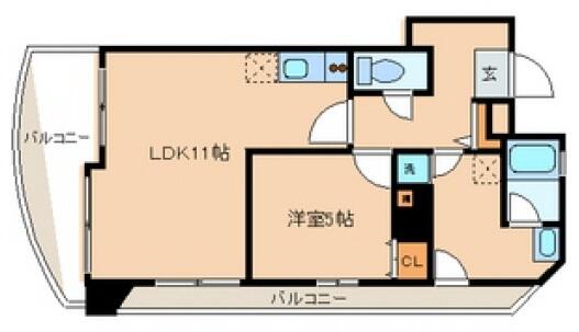 Crest本郷　(クレスト本郷) 1302号室 間取り図