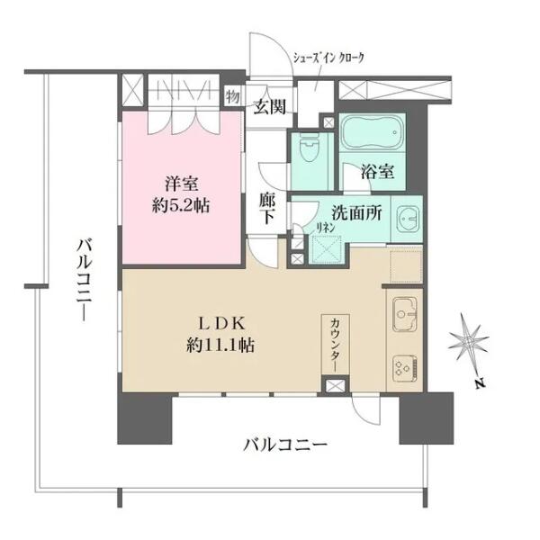 ベリスタ文京関口（BELISTA文京関口） 403号室 間取り図