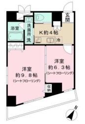 ブールバード白山 501号室 間取り図