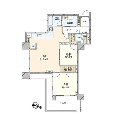 アトラスタワー小石川 11F 間取り図