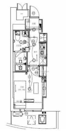 アルモニー御茶ノ水 204号室 間取り図