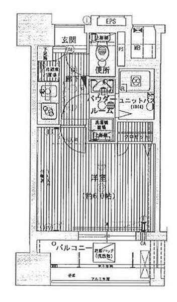 プレサンス本駒込アカデミア 204号室 間取り図