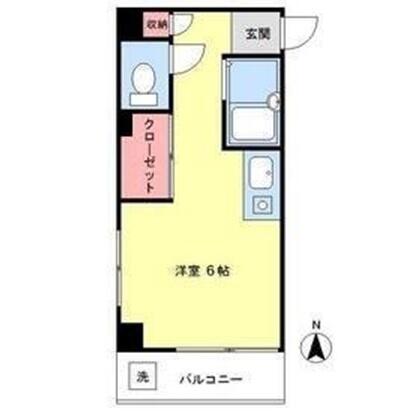 カスガヒルズ 204号室 間取り図