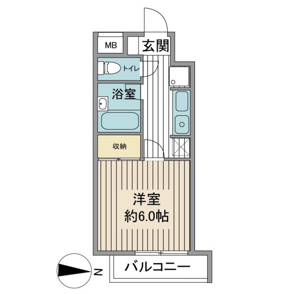 モンフェリーチェ 303号室 間取り図