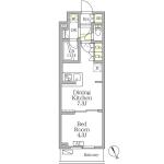 アジールコート後楽園間取り画像