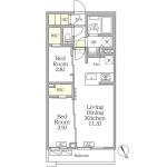 アジールコート後楽園間取り画像