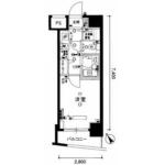 スカイコート後楽園WEST間取り画像