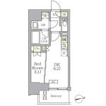 ザ・ライオンズフォーシア文京湯島間取り画像
