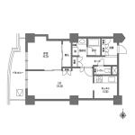 文京グリーンコートビュータワー本駒込B棟間取り画像