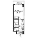 エクセル茗荷谷間取り画像