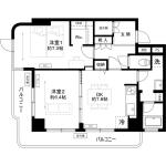 ホワイトパレス間取り画像