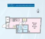 エルファーロ神楽坂Ⅲ間取り画像